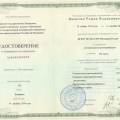 Сертификат - Васютин Роман Владимирович #2